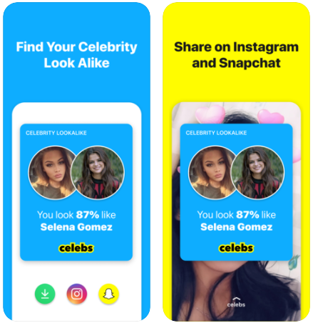 Celebs - Celebrity Look Alike Apps